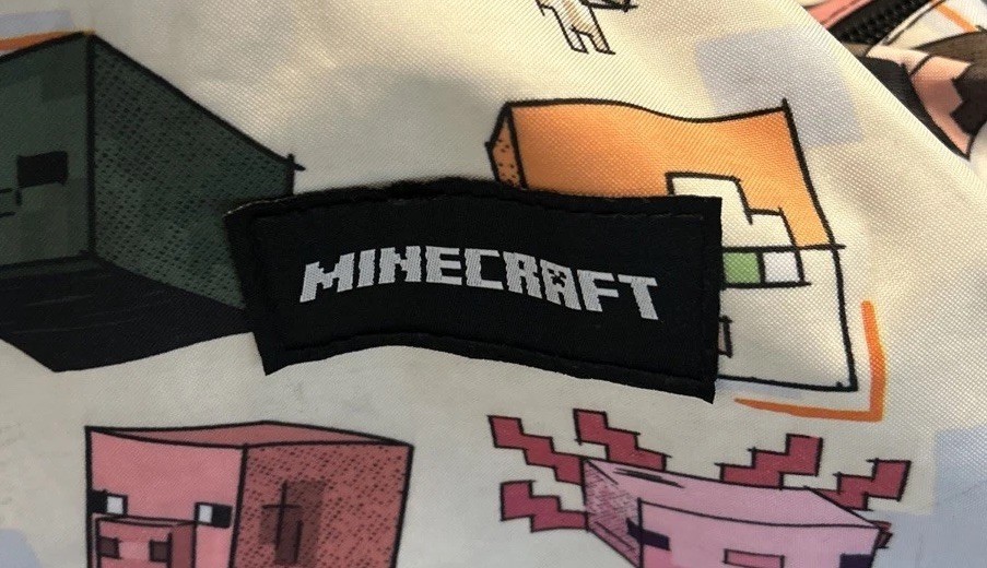 Minecraft All Over Creeper Character Print 17″ Backpack with Laptop Sleeve