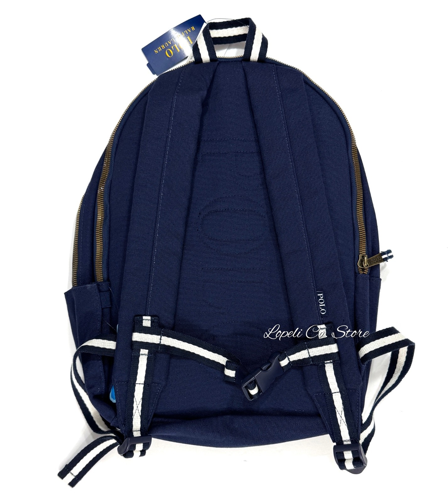 Polo Ralph Lauren USA Flag Backpack Newport Navy Nylon Adult Size