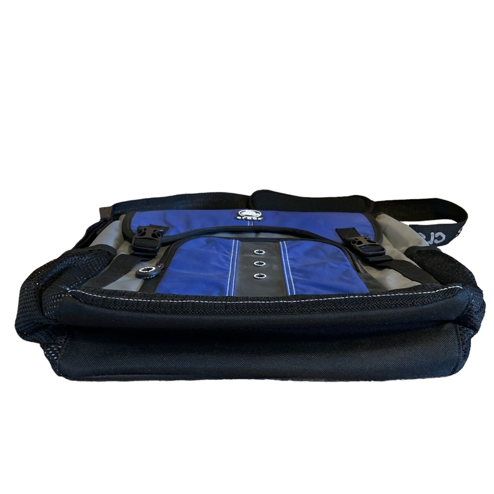 Crocs Bag Purse Messenger Computer Laptop Tablet Travel Adjustable Strap Blue