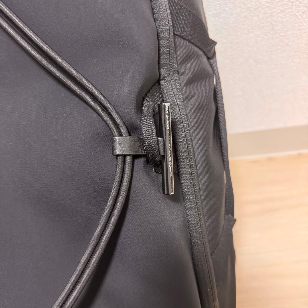 TUMI Backpack Black Ballistic Nylon with Rain Cover Large Capacity