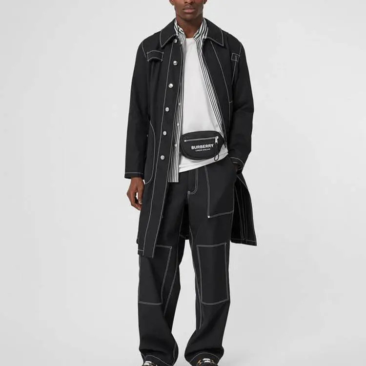 Burberry Camera Crossbody Chest Waist Bag Men’s 7.3×1.5×4.9 in