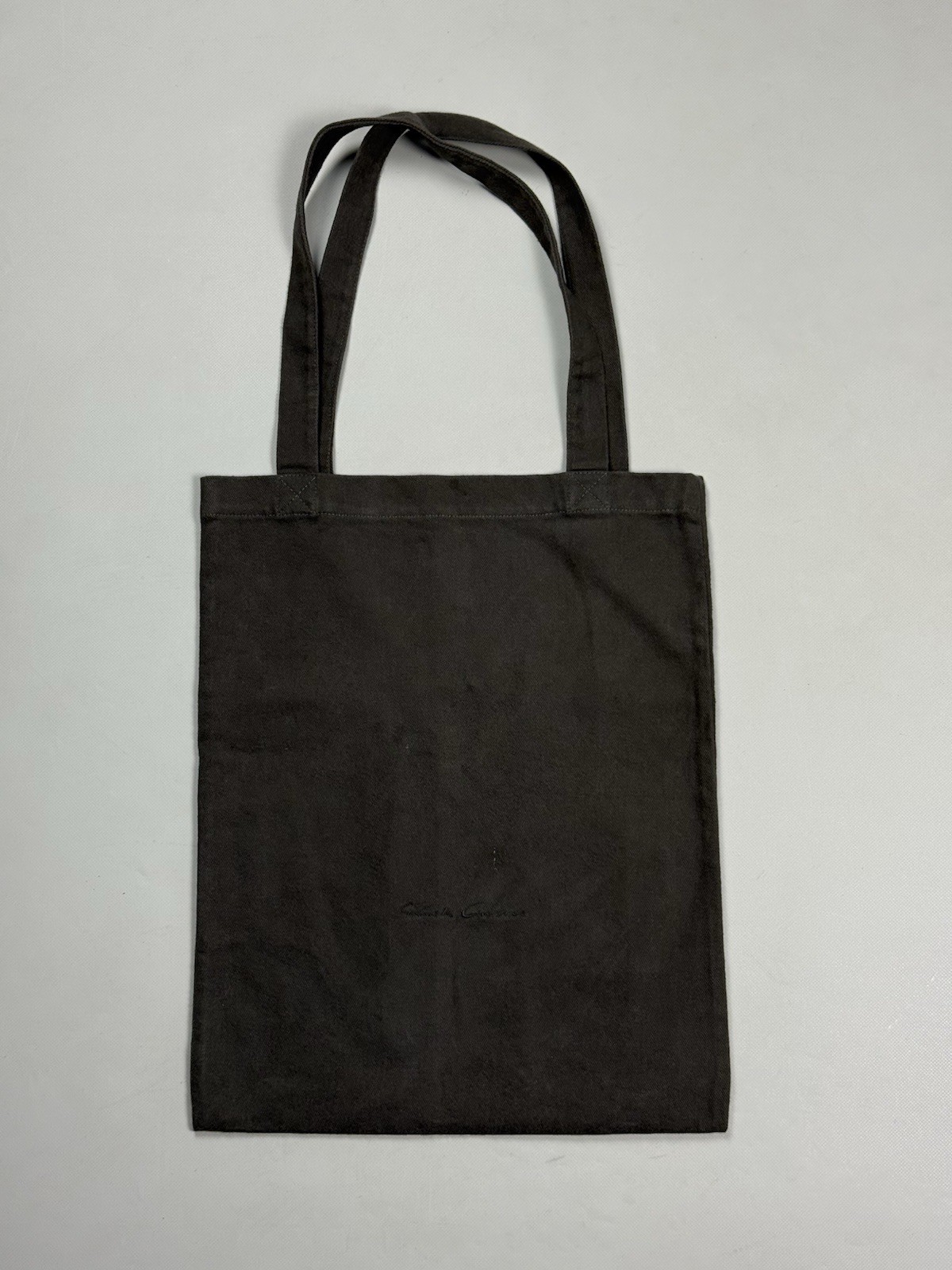 Rick Owens DRKSHDW Canvas Shopper Tote Bag 46 X 37 Cm