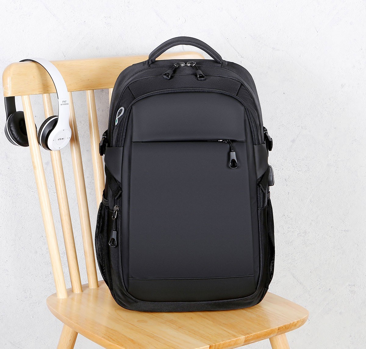 Men Women Black Laptop Backpack School College Travel Business Bag Rucksack New