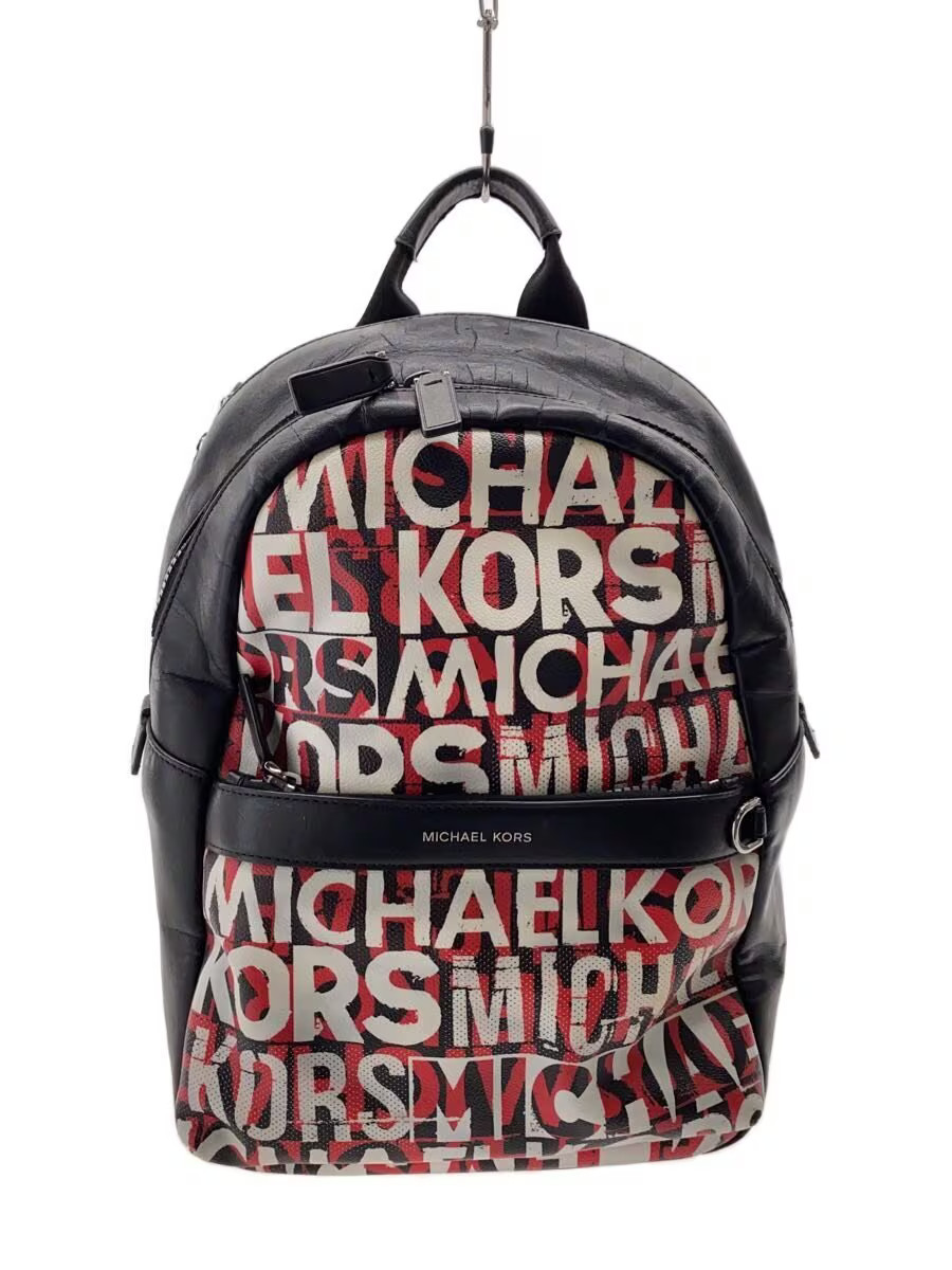 MICHAEL KORS Backpack — Black All-Over Print 33U0LGYB2X