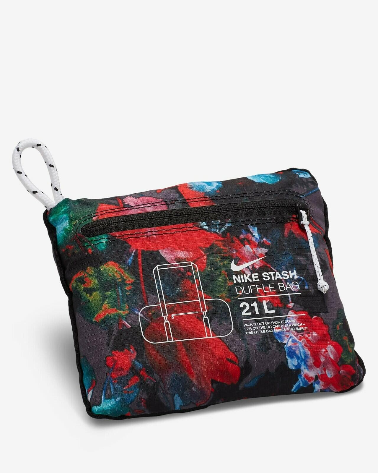 Nike STASH Duffle Bag Packable 21 Litres Light Weight -Travel/Gym Bag Sports