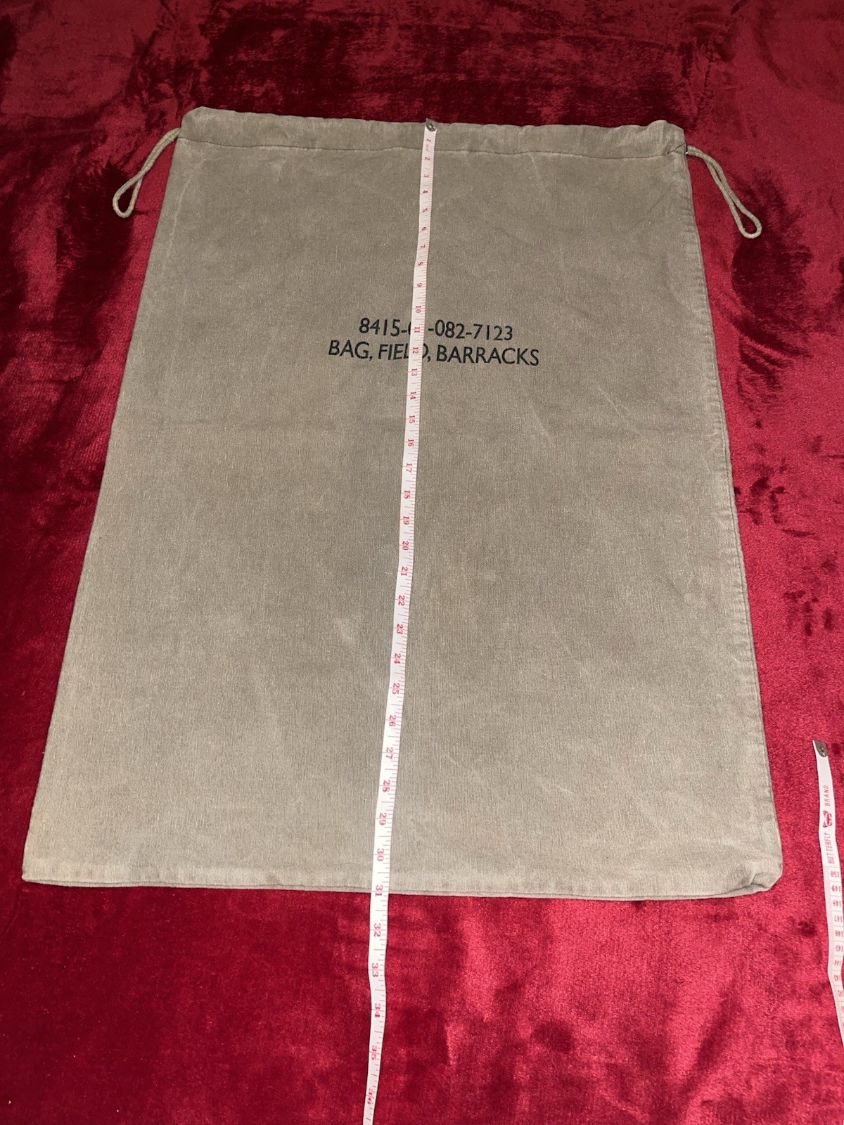 Cotton Canvas Laundry Bag Field Barracks Gym Clothing Military Army Tactical Bag