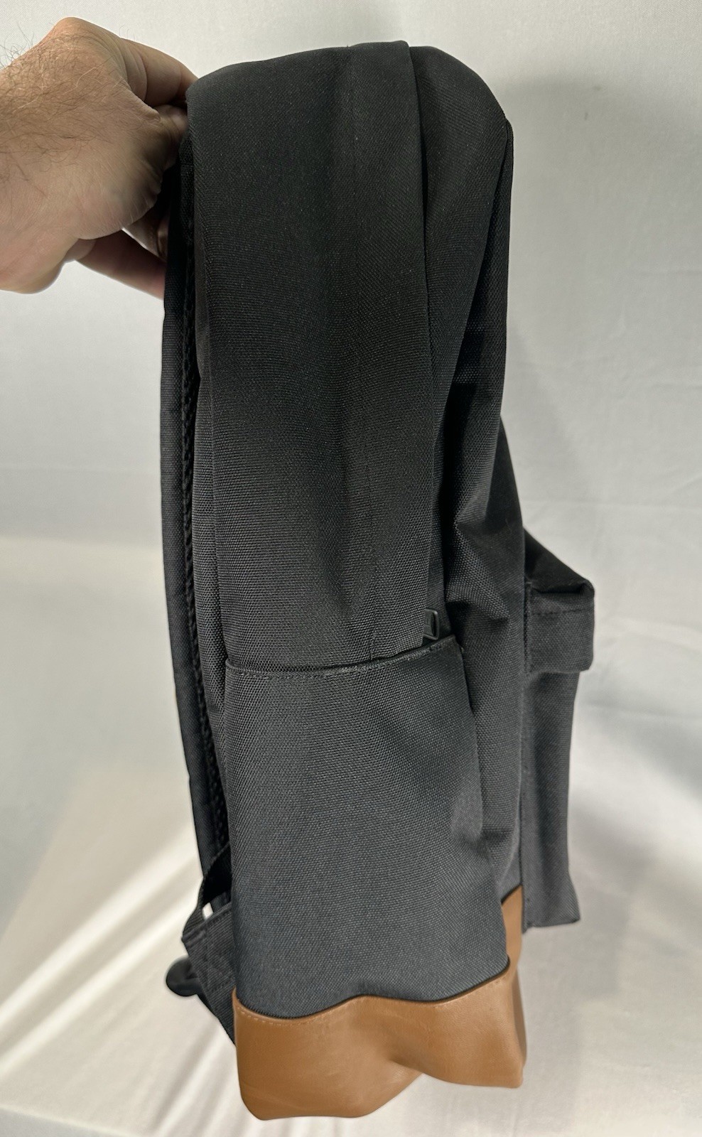 XL 30 L Herschel Heritage Backpack Black/Tan Synthetic Leather Classic