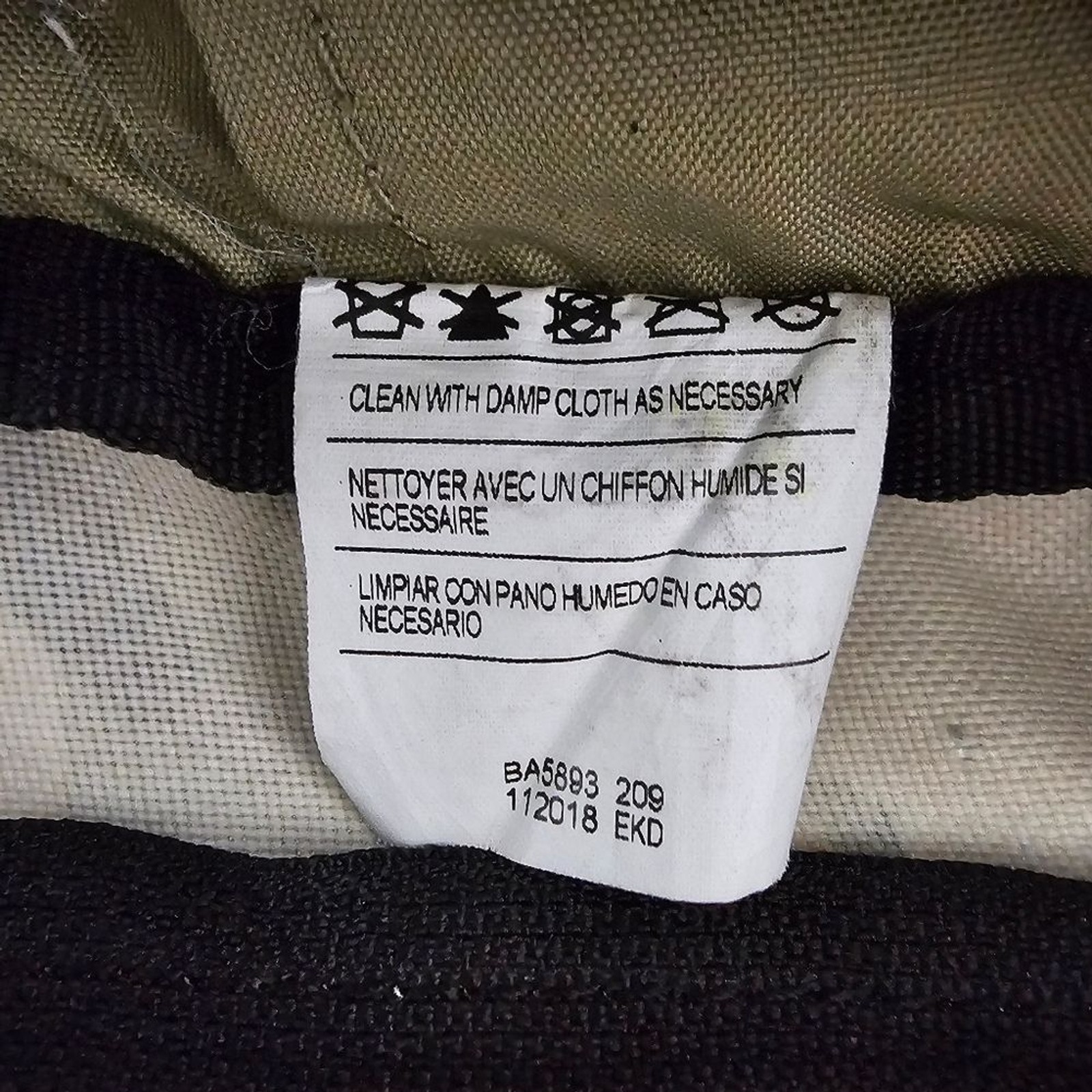 Nike BA5883 Camo Print Backpack – Tan Black White – Durable 100% Polyester