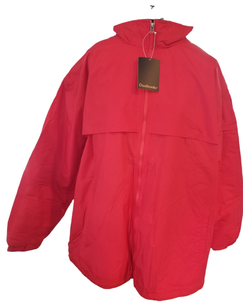 Dunbrooke style 8058 Brand new in bag fleece lined size 3X red inside pocket