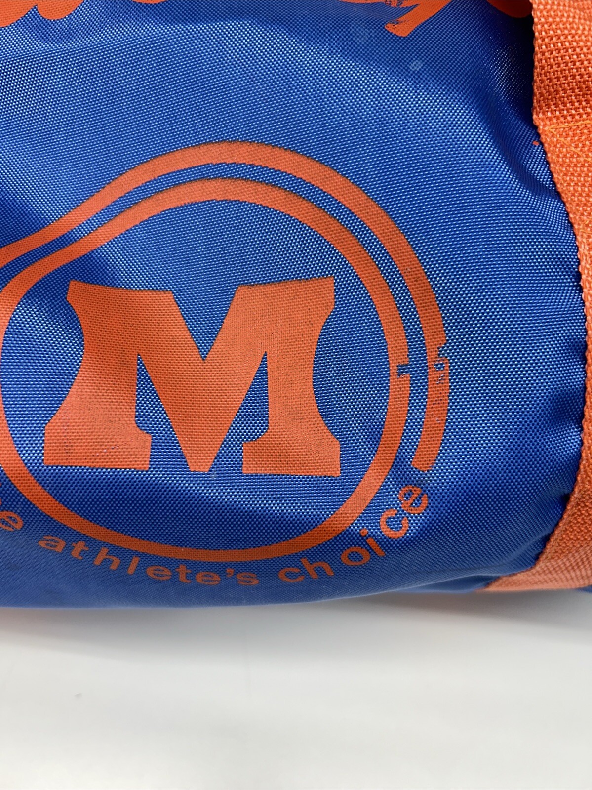 VTG Macgregor Nylon Red And Blue Duffle Bag Gym Bag