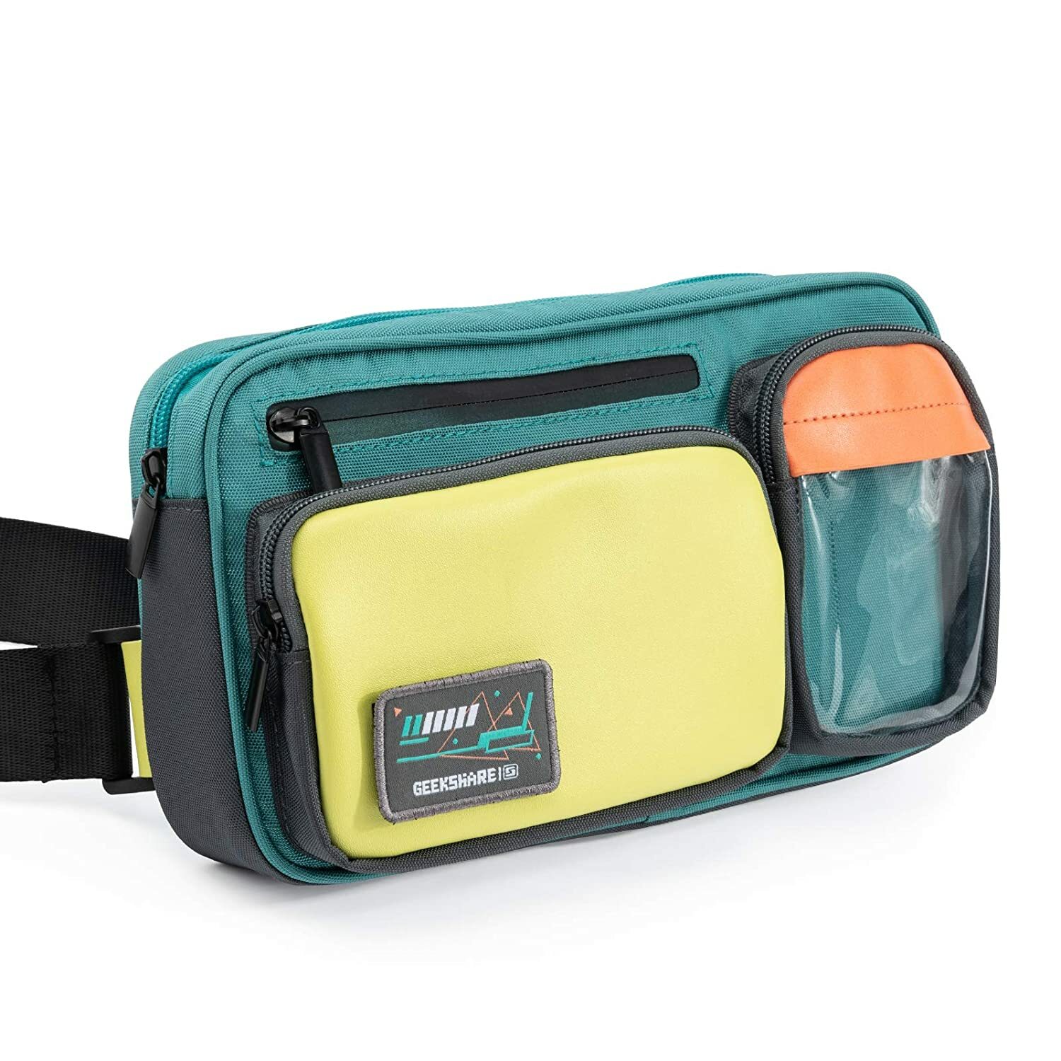 Green Crossbody Bag Backpack Travel Shoulder Bag Message Bag for Boy & Girl