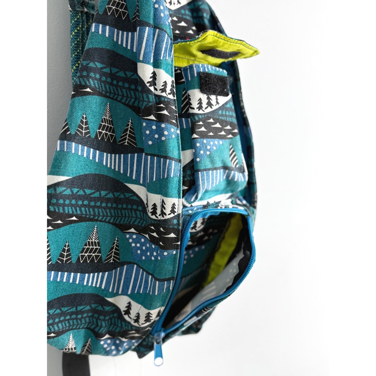 KAVU Teal Rope Bag Sling Backpack Unisex OS Outdoors Festival Concert Hiking