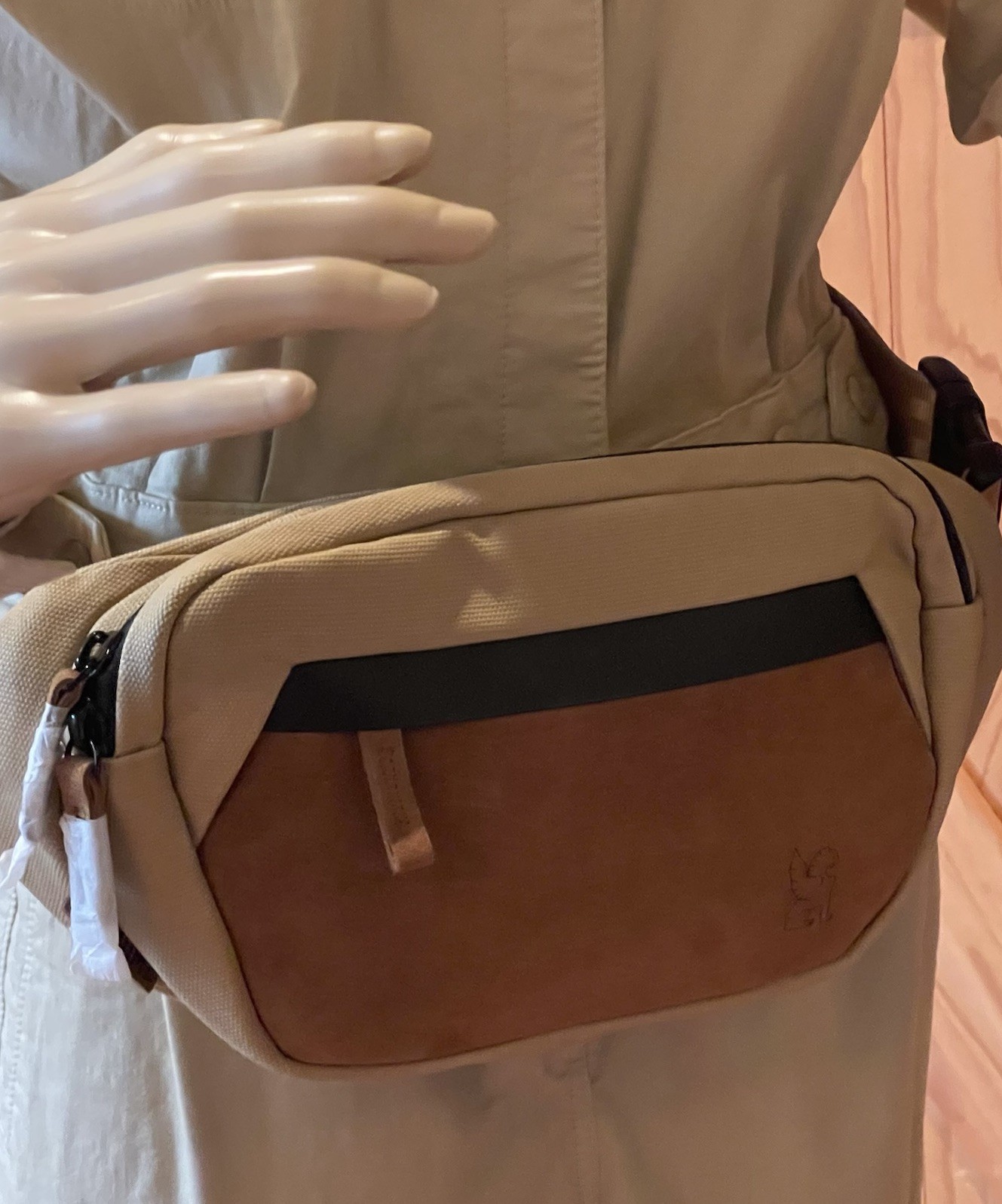 Chrome Industries SABIN 3L Sling Heritage Suede Canvas Crossbody Bag NEW