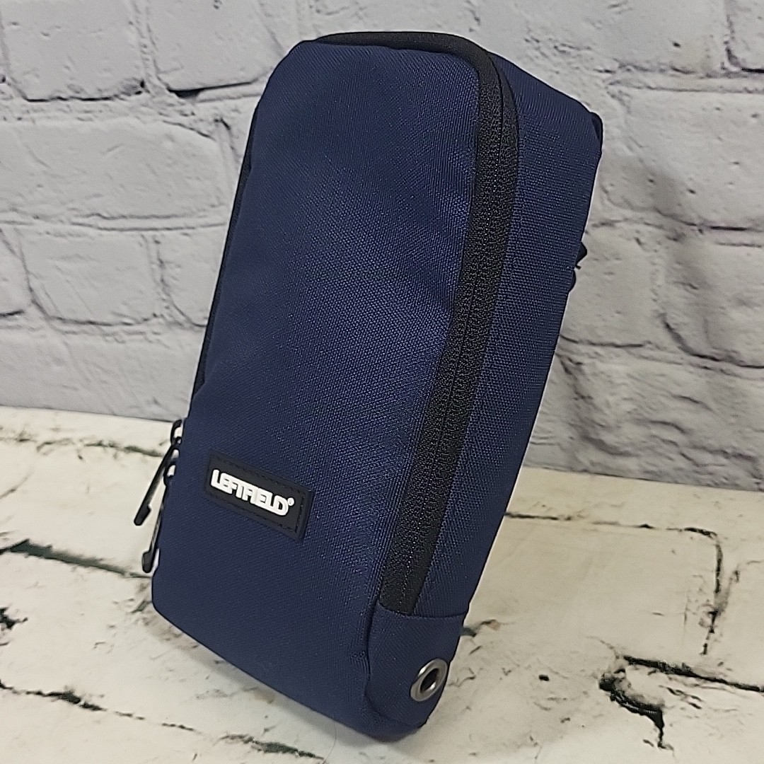 Left Field Stadium Crossbody Bag Navy Blue Zippered Fan Gear