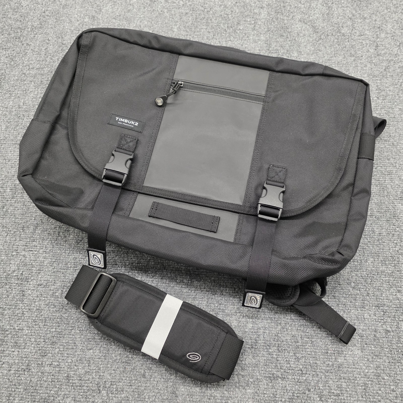 Timbuk2 X Dell Messenger Backpack Convertible 3 In 1 Black Canvas Laptop Bag