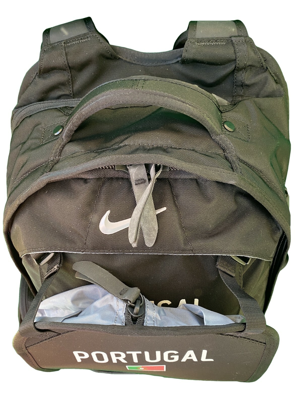 New Vintage NIKE PORTUGAL Multi Section BACKPACK Rucksack Laptop Sports Bag