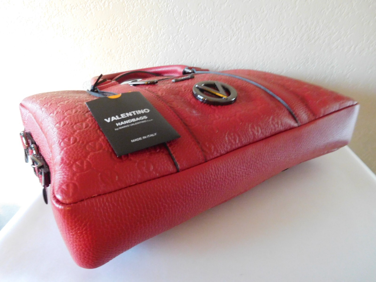 New Valentino Rolland Monogram Leather Messenger Bag~Style M2888GM-DMG-LP~ $1195