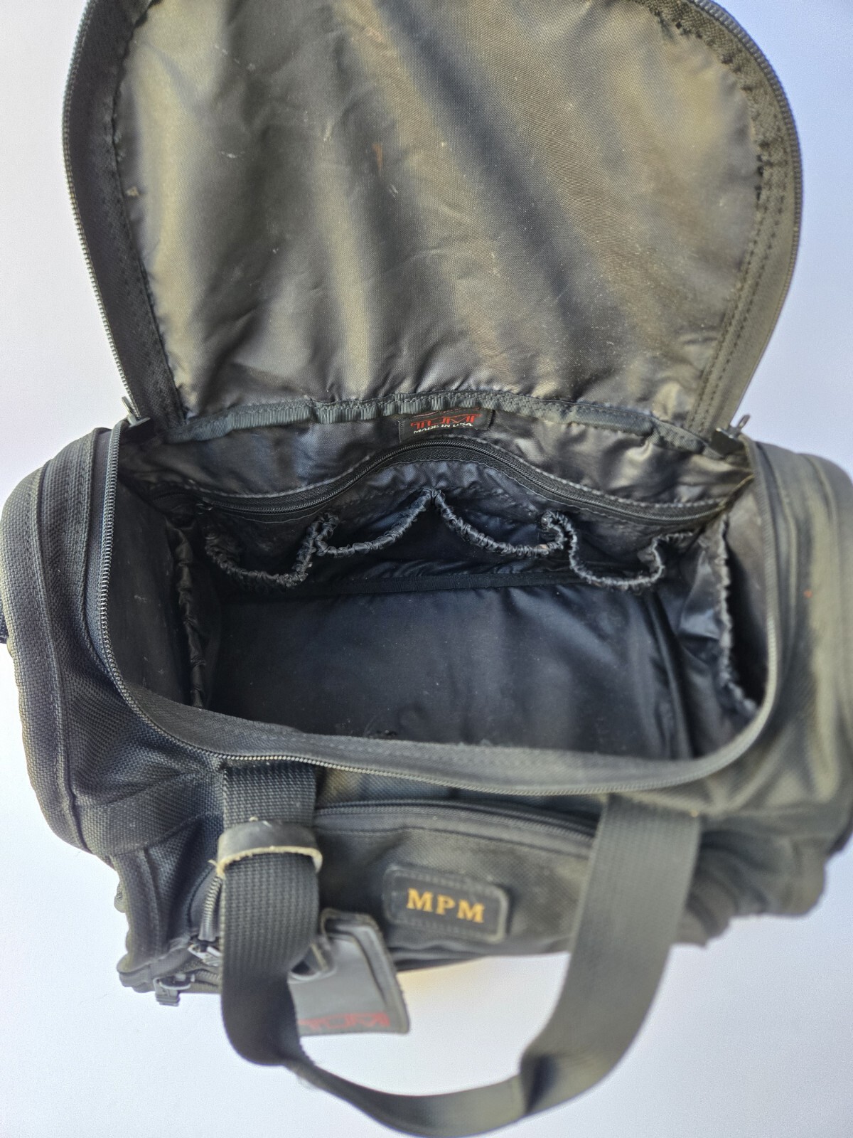 TUMI Duffle Carry-On Black Nylon Bag