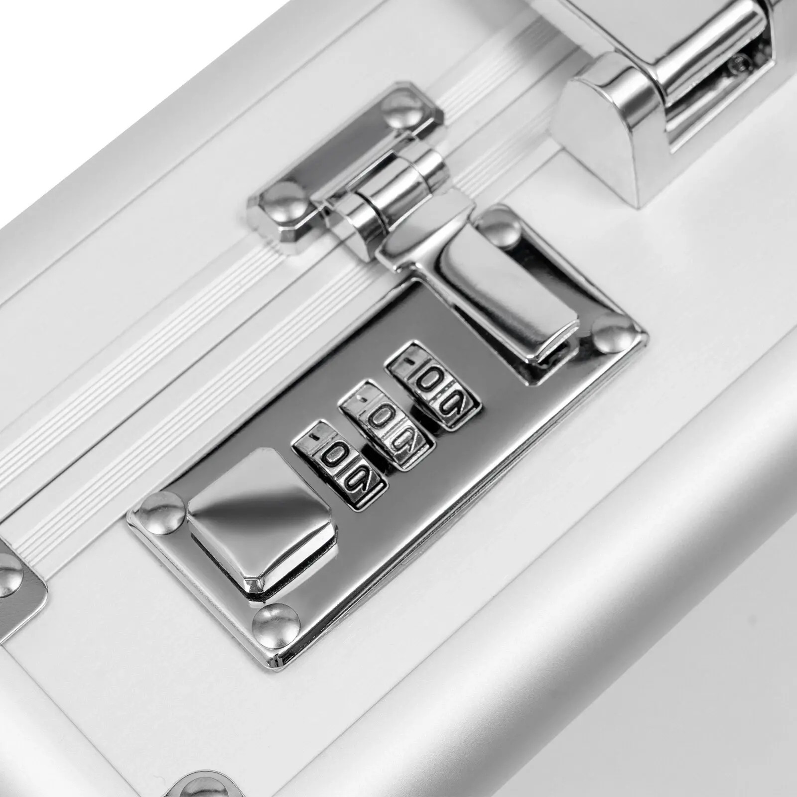 Aluminum Hard Case Briefcase Box Suit Style Carrying Instrument Storage