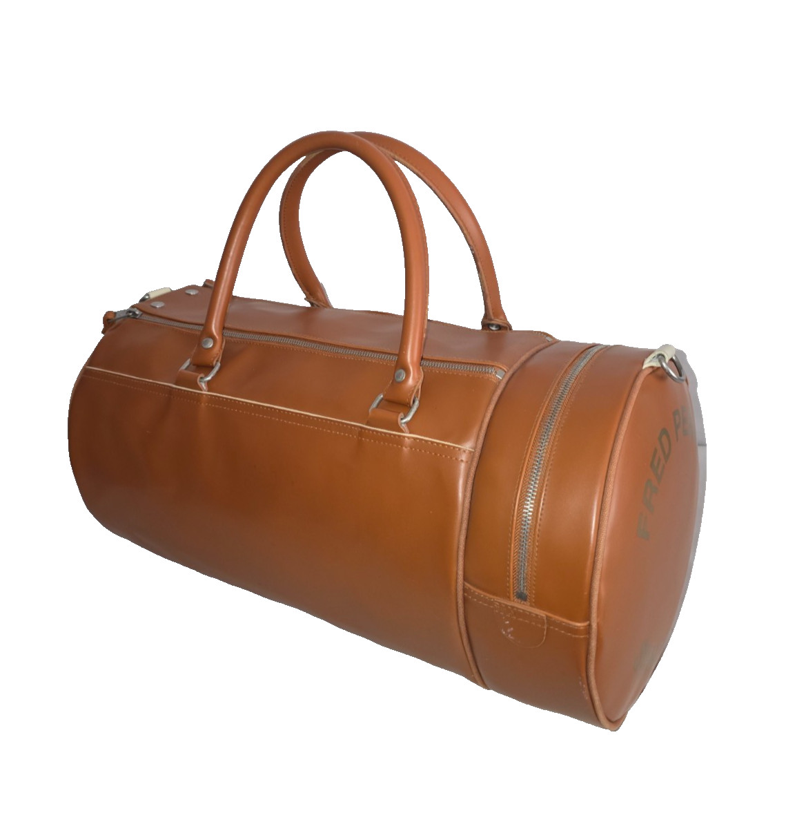 Fred Perry Large Amber Barrel Bag Duffle Gym Travel Bag With Strap
