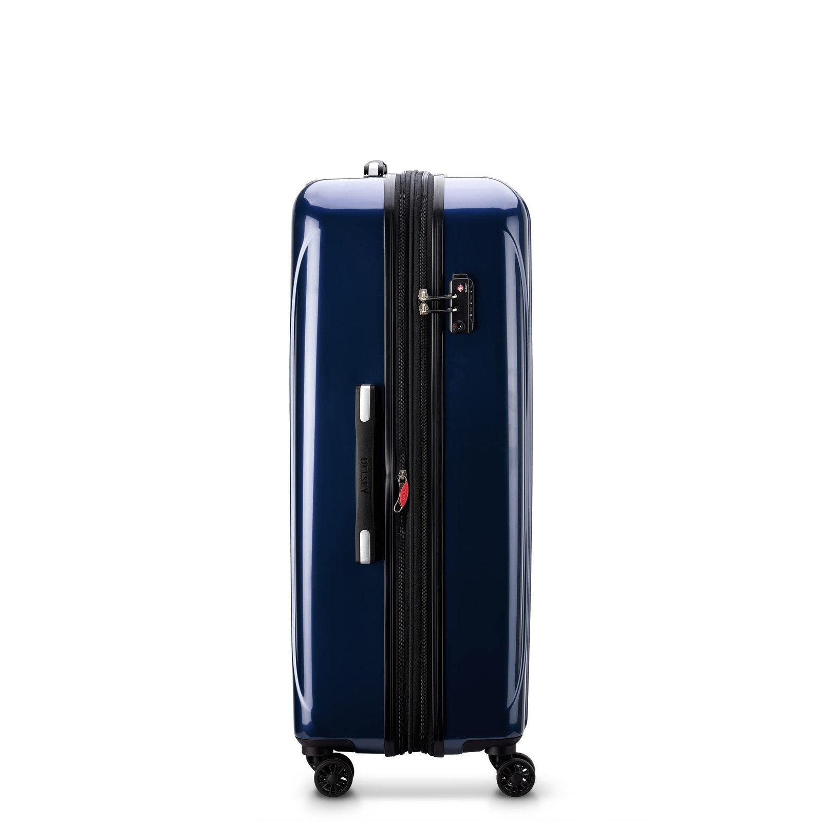 Delsey Helium Aero 29″ Expandable Spinner Trolley Blue Checked Large 29 Inch U10