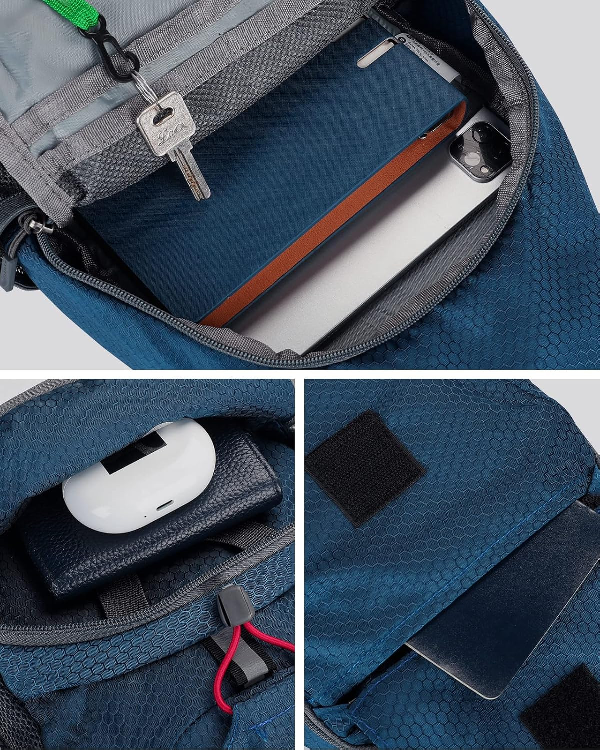 Packable Sling Backpack Lightweight Crossbody Bag Travel Daypack | Foldable Desi