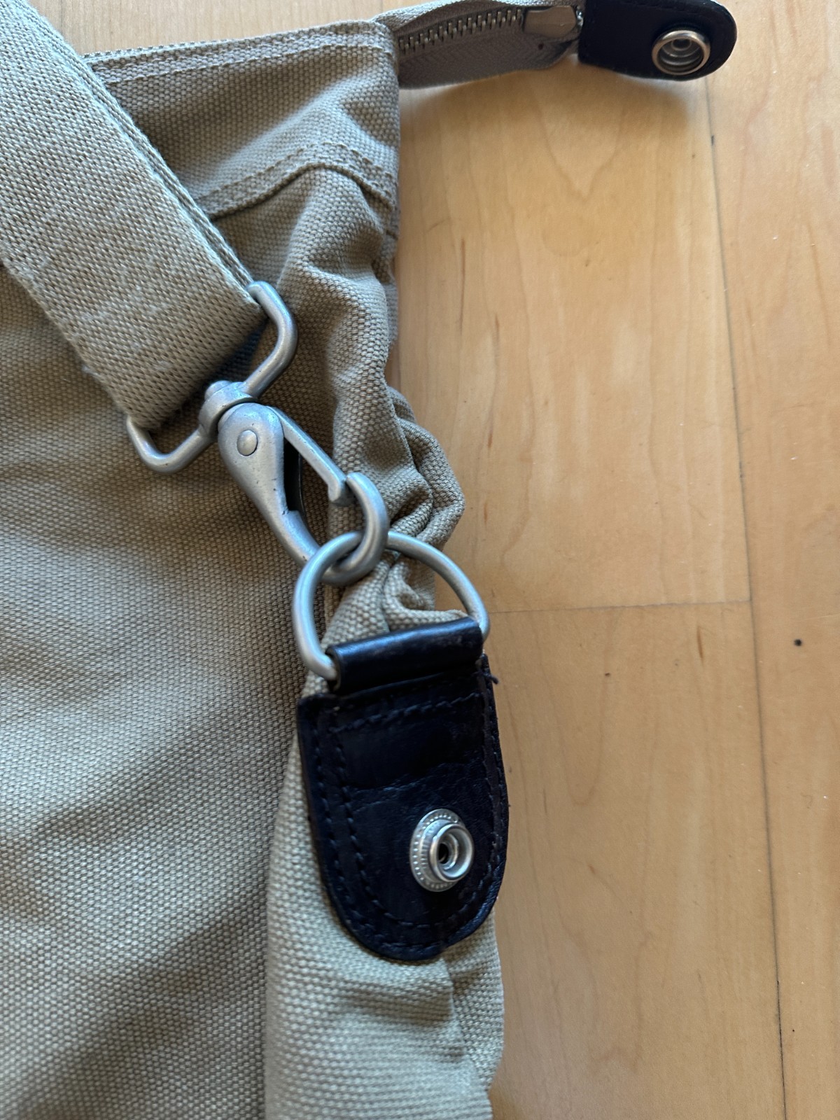 J.Crew Large Canvas and Leather Duffle. Sturdy. Very Good Condition