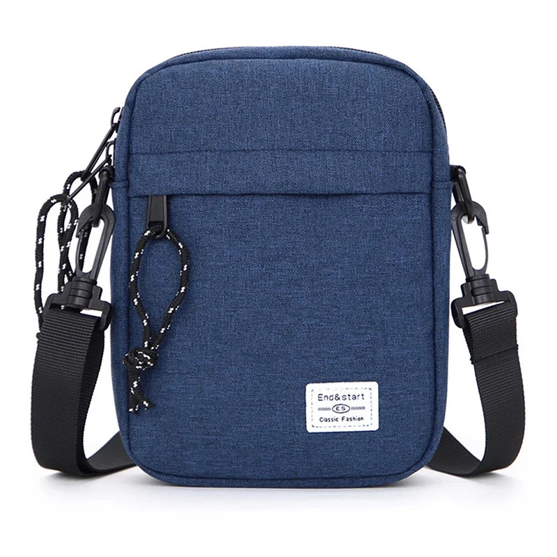 Shoulder Bag Oxford Cloth Casual Men’S Satchel Small Square Bag Fashion Diagonal