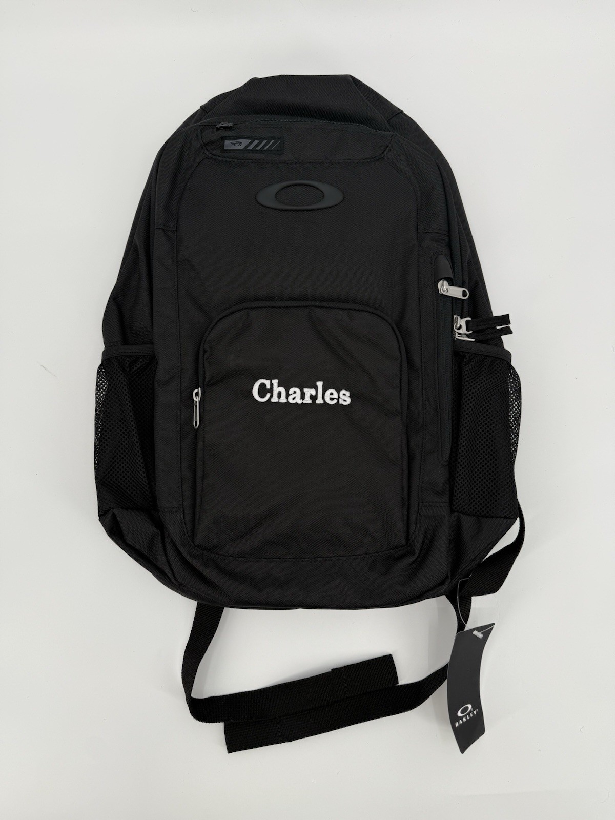 NEW Oakley Crestible Enduro 22L Backpack Blackout Charles Embroidered