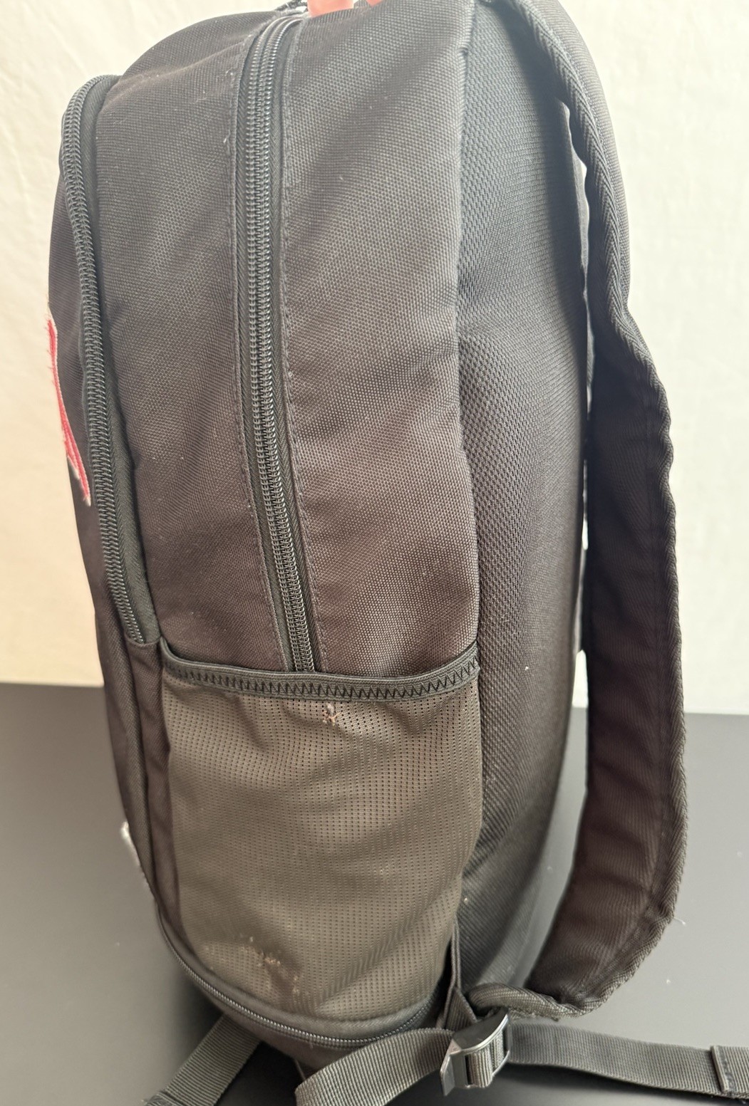Nike Air Jordan Jersey Backpack #23 Black Adjustable Straps Laptop ￼