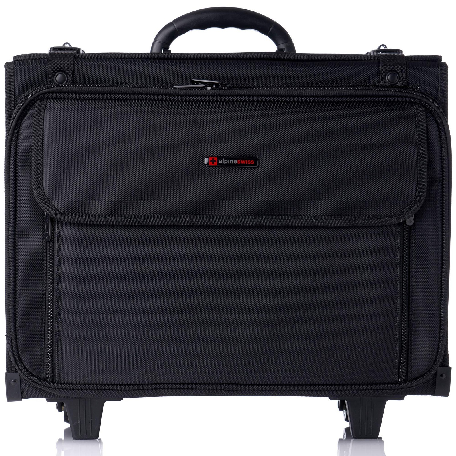Rolling Briefcase | Laptop Bag For Men & | Hard Side Catalog Case on Wheels |…