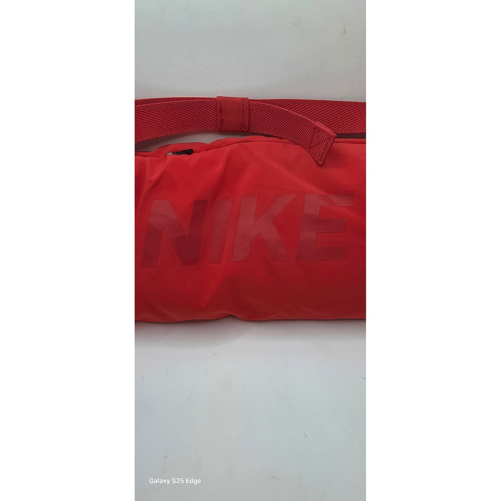 Nike Sportswear Essentials Crossbody Bag Red White Swoosh Fanny Pack BA5904-657