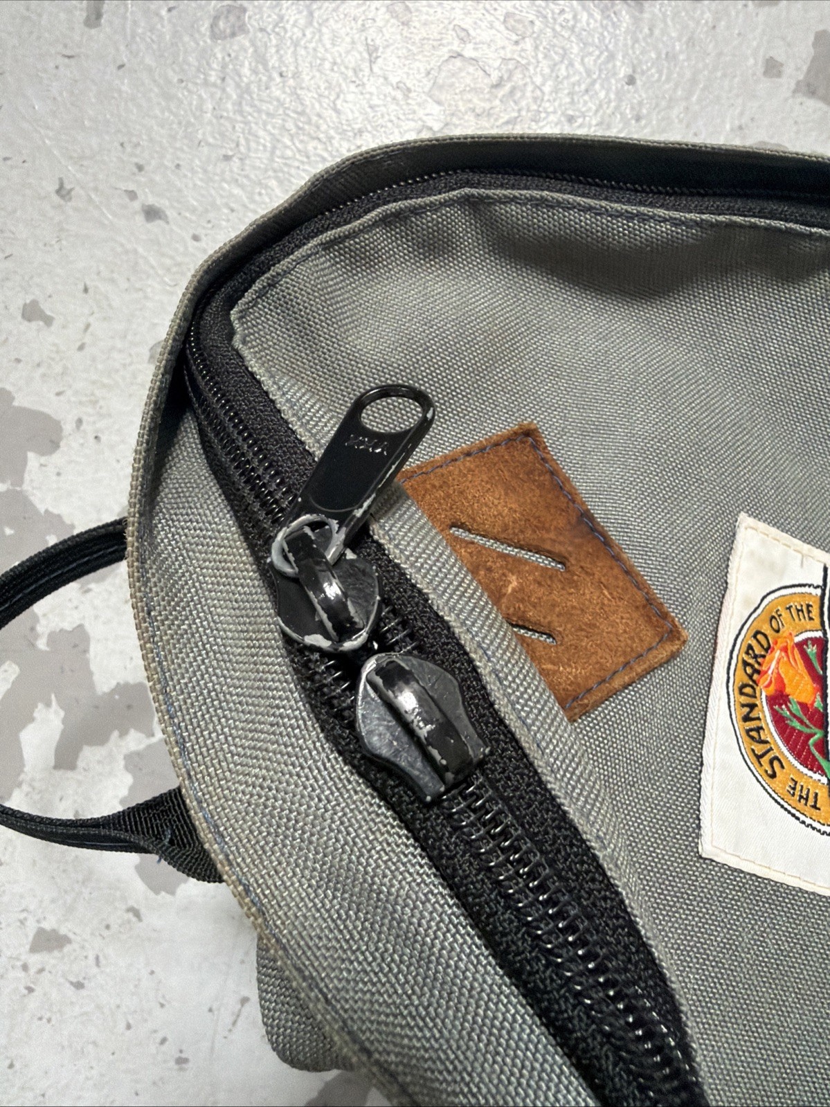 Vintage Class-5 Mountaineering Teardrop Canvas Camp Hike Trail Backpack Rucksack