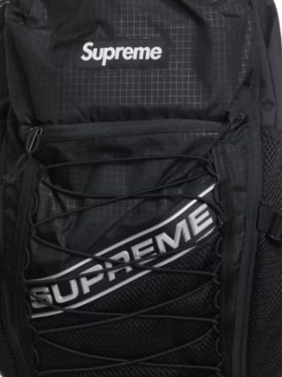 Brand New Authentic Supreme FW23 3D Logo Backpack Black Box Logo