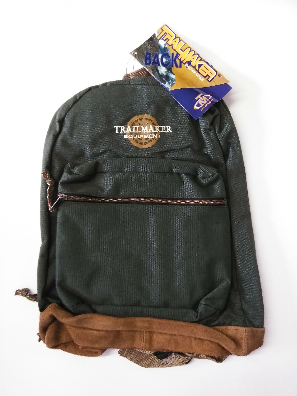 NEW TRAILMAKER EQUIPMENT BACKPACKS STRONG ZIPPERS DURABLE MATERIALS SUEDE BOTTOM