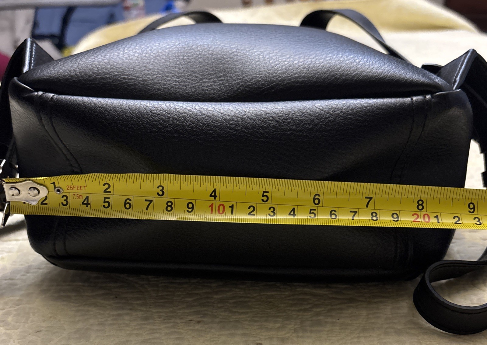 VTG FRYE & Co. Backpack Black Leather Quality Medium (MINOR SCRATCHES)