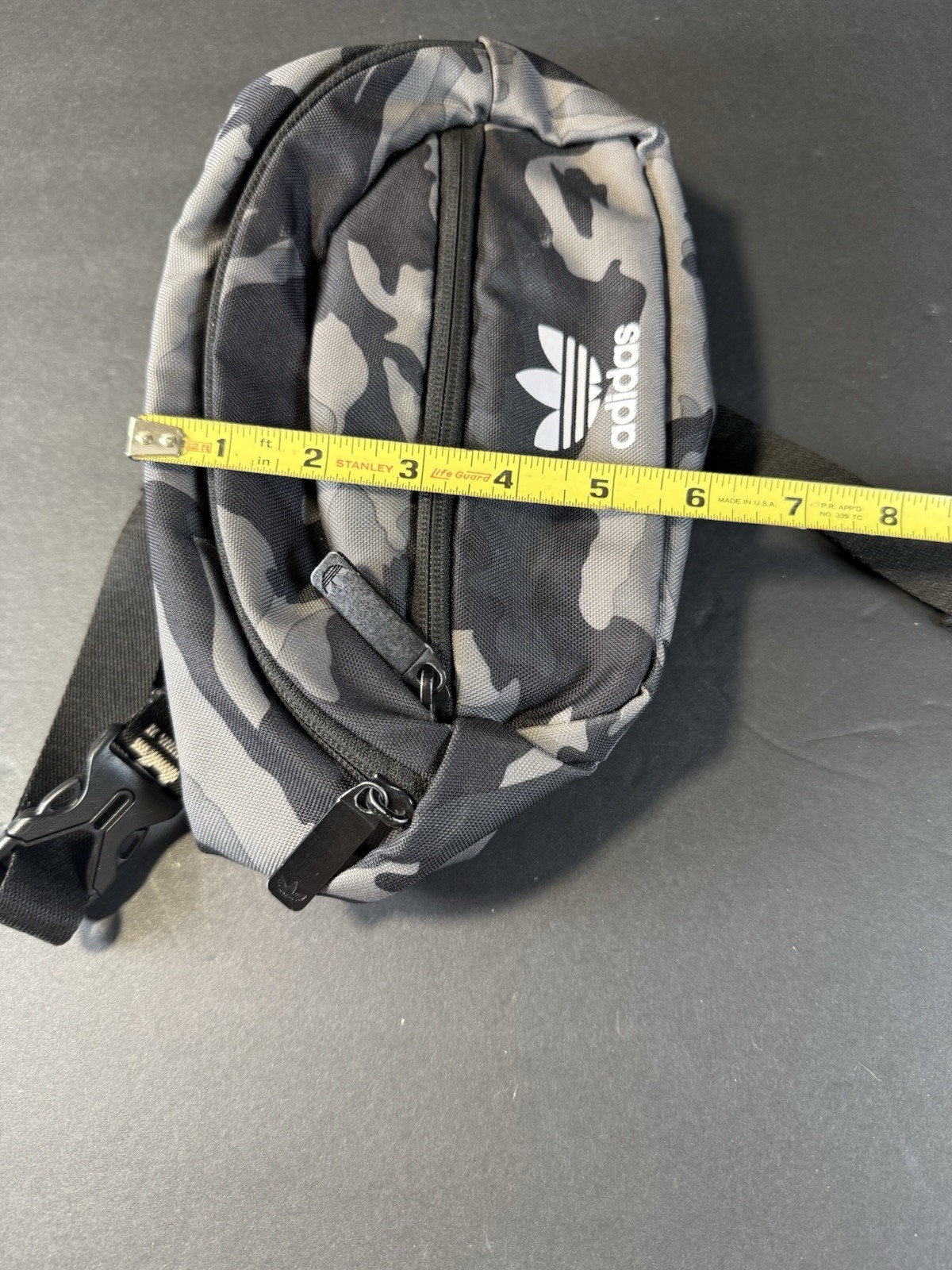 Adidas Originals Unisex National Night Gray/Camo Adjustable Fanny Pack Bag Waist