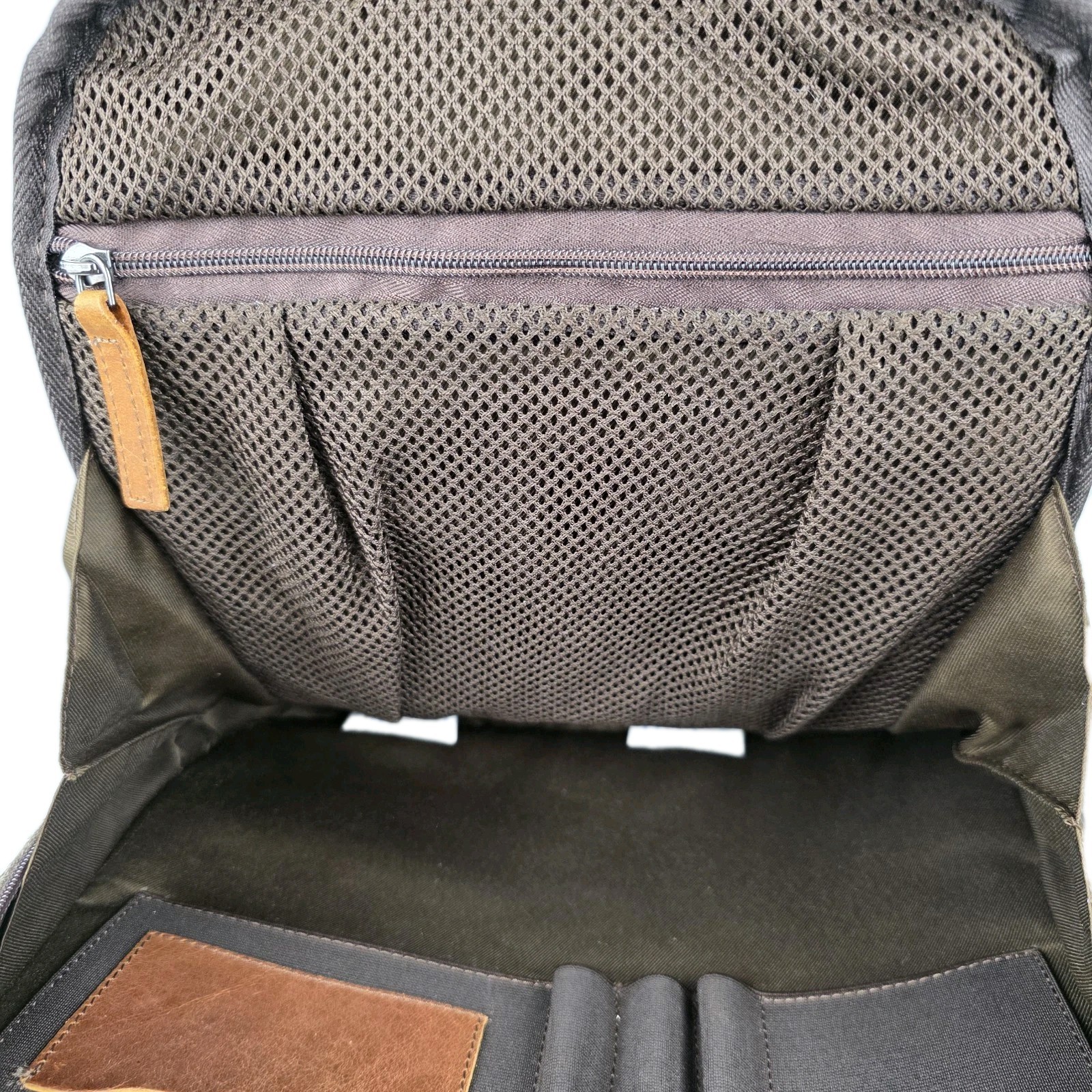 JACK GEORGES Dakota Laptop Backpack Distressed BUFFALO Leather RS516 (BROWN) New