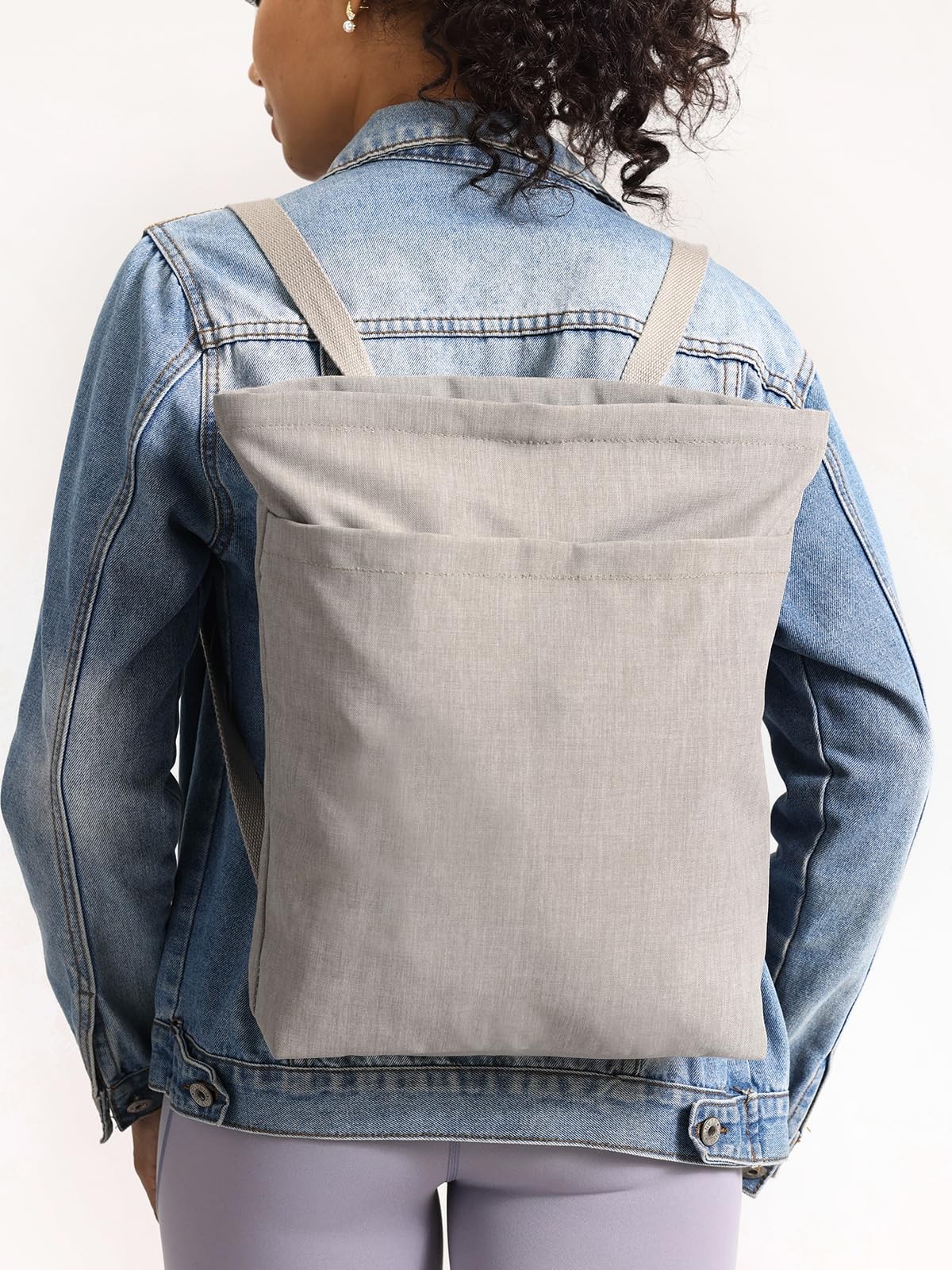 Waterproof 2-in-1 Tote Bag Backpack for 14″ Laptop, Stylish and Versatile Design