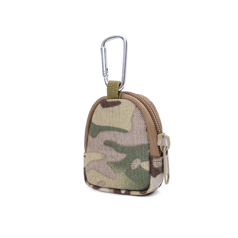 Tactical EDC Key Wallet Keychain Earphone Holder Case Waist Pack Mini Coin Purse