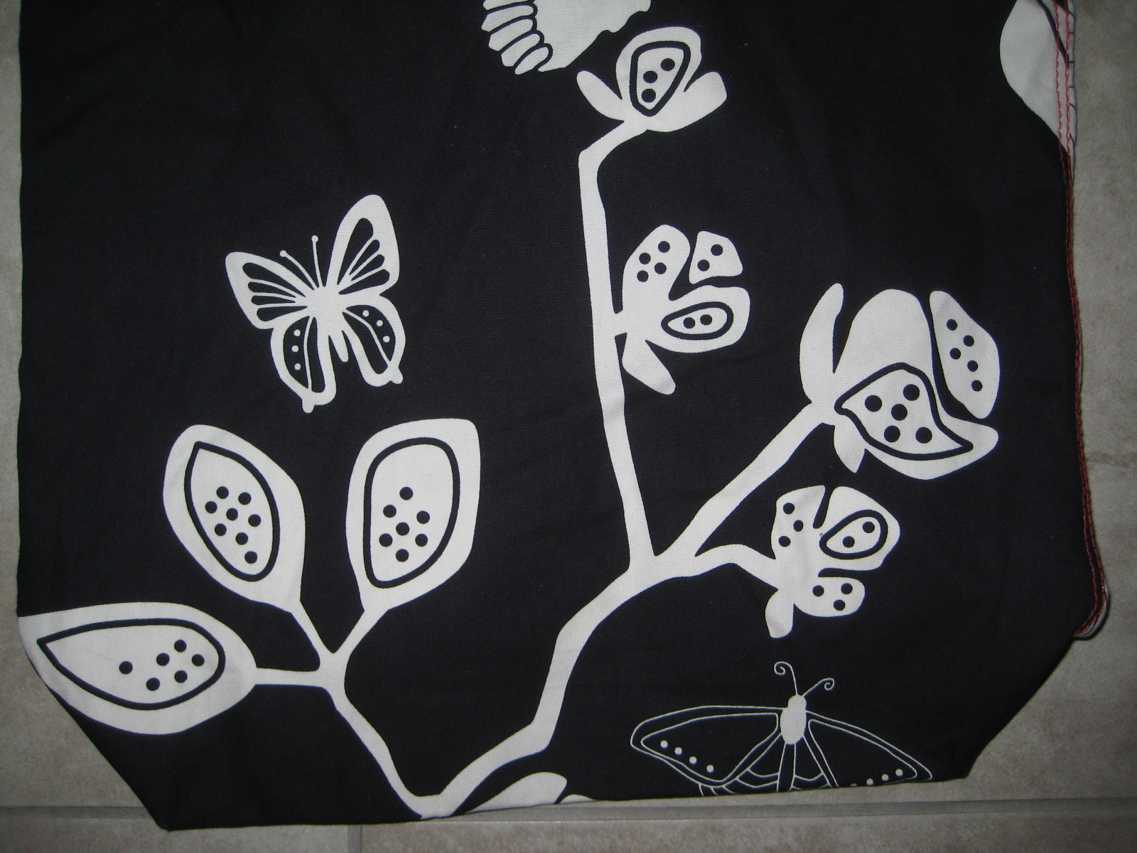 2012 Ali Rapp MFAH Houston Museum Mixed Media Ikea Artist Canvas Tote Bag USED