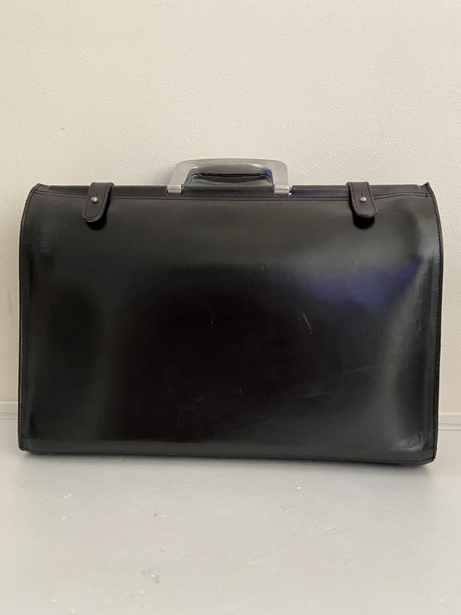 Used BillAmberg Rocket Bag Briefcase Black Silver Bill Amberg Dulles Bag