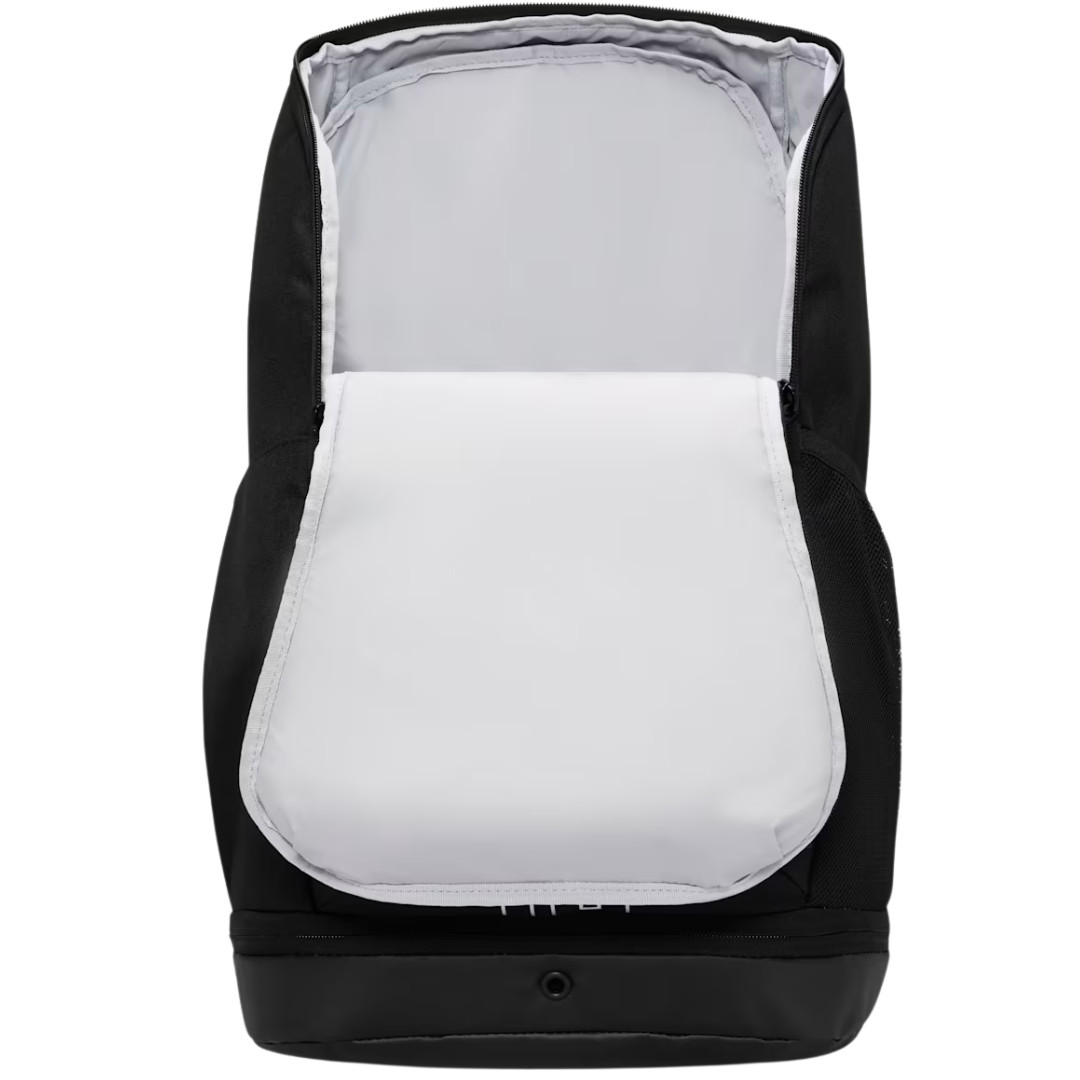 Nike Varsity Elite Backpack Black and Metallic Silver HM9965-010 32L
