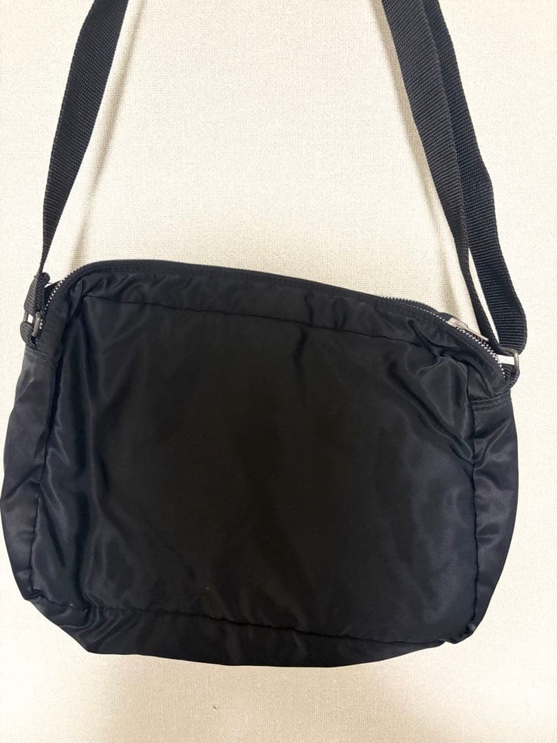 EAST BOY MEN Black Shoulder Bag Porter Made in Japan Y2K