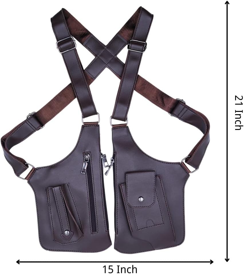 Underarm Anti-Theft Bag, Hidden Shoulder Holster, Double Storage Pouch, Phone Wa