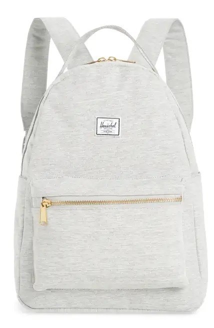 Herschel Supply Co. Nova Mid Volume Backpack Daypack 18L Light Grey Crosshatch