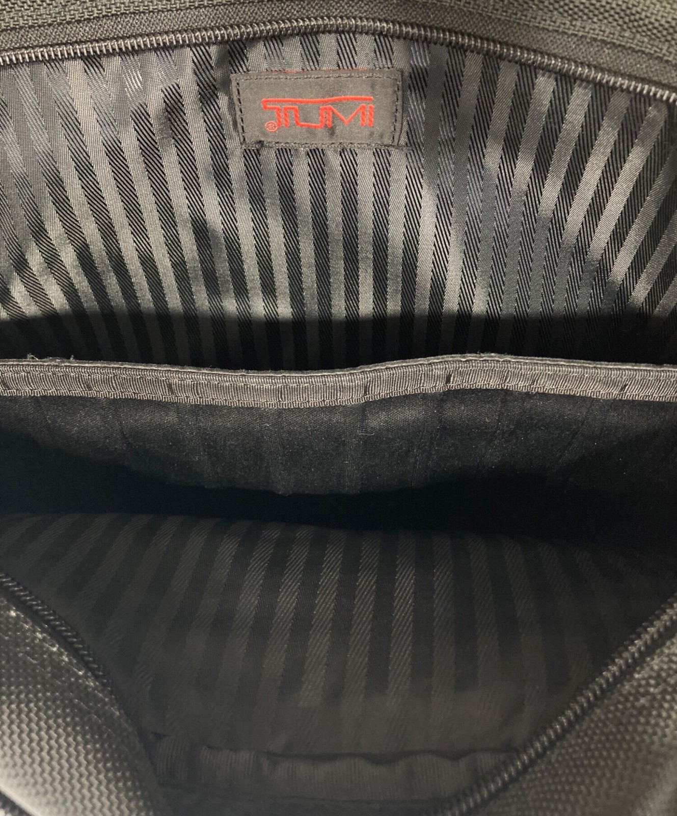 TUMI Alpha Bravo 2-Way Briefcase Black Nylon Men Business Handbag 2608D3