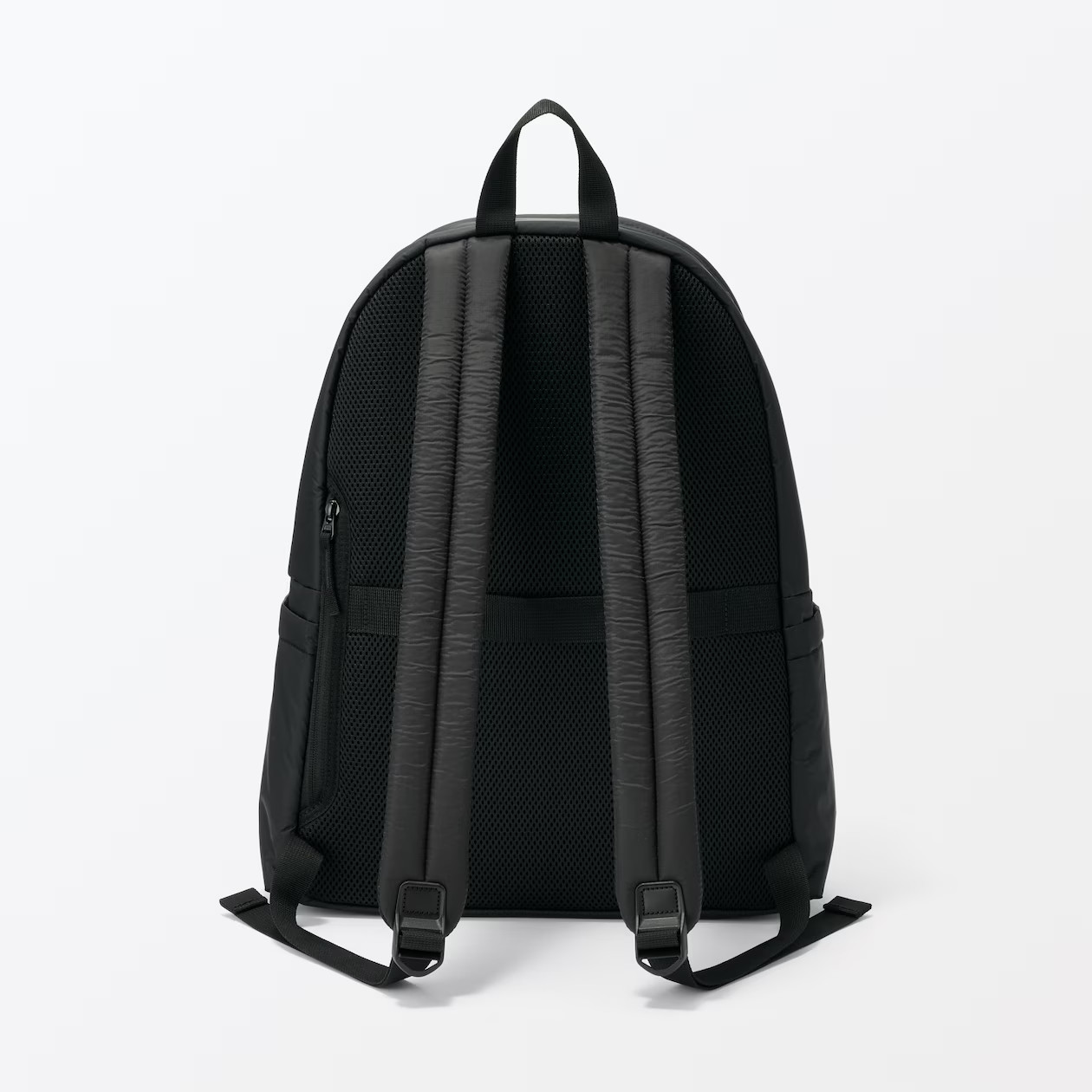 MUJI Water-Repellent Padded Backpack 22-Litter 5-Pocket Black Camel Unisex NWT