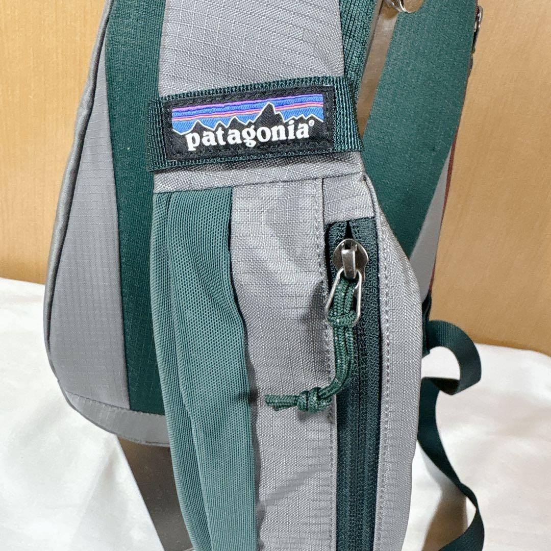 Patagonia Atom Sling 8L Sling Bag Green, Gray Used