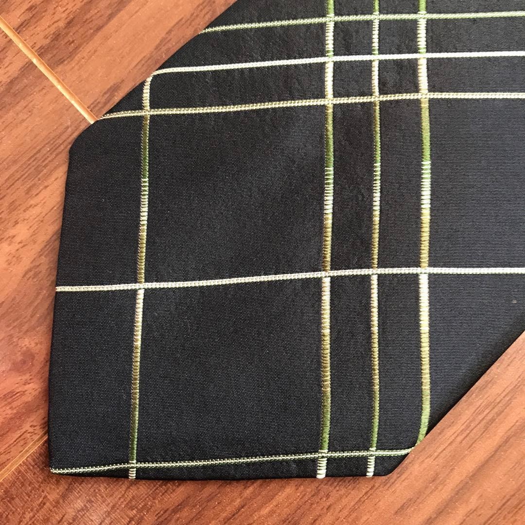 DKNY Tie Black 10cm Blade Width Pre-Owned Men’s Fashion Accessory
